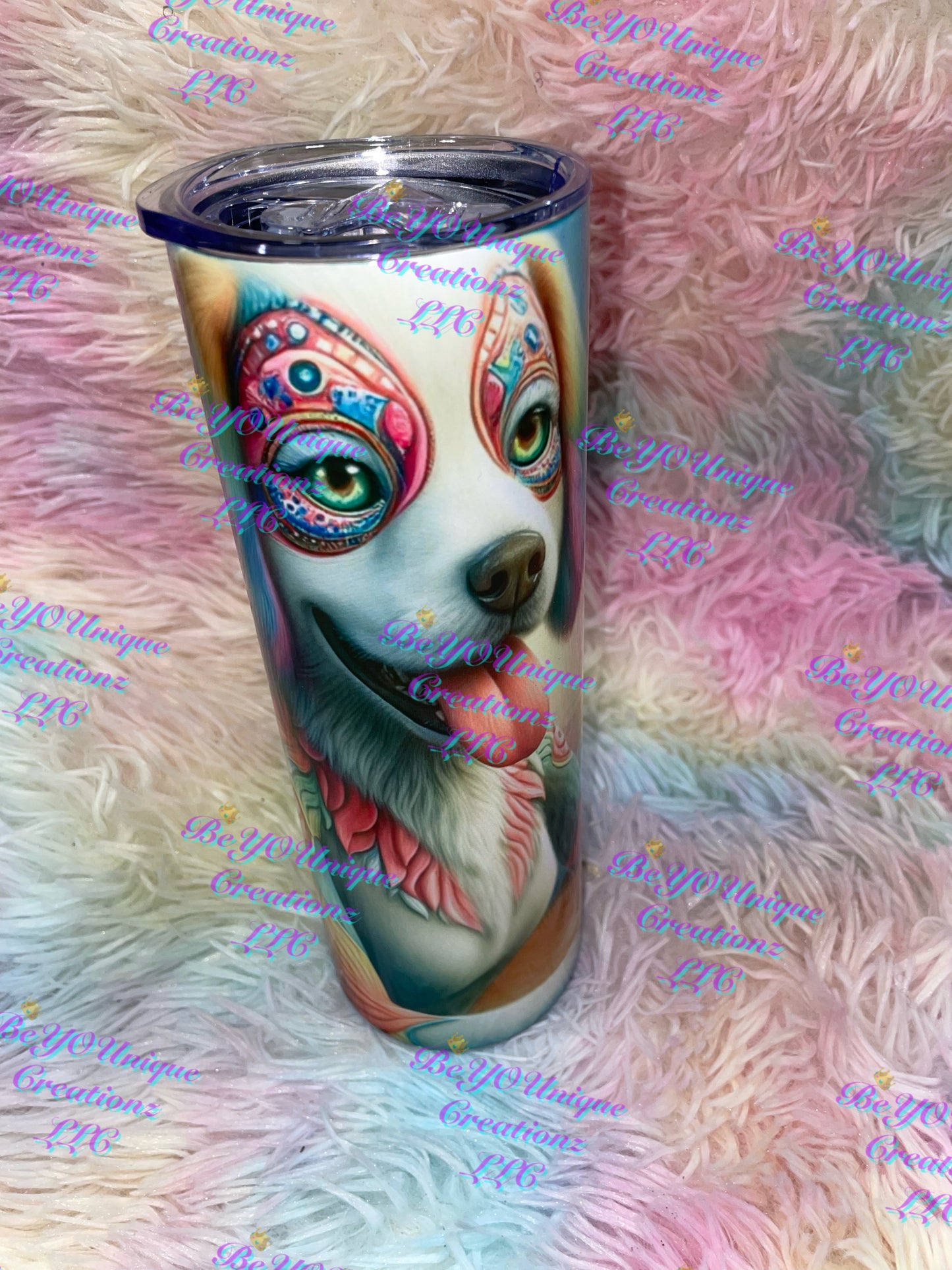 20oz “Colorful Poker Dog” Classic Tumbler