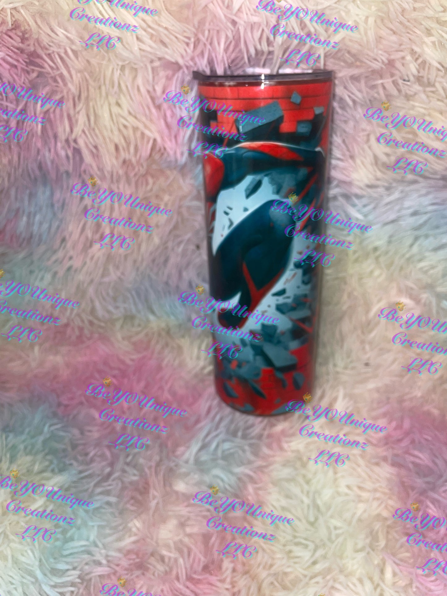 20oz Spider-Man wall breaking classic tumbler