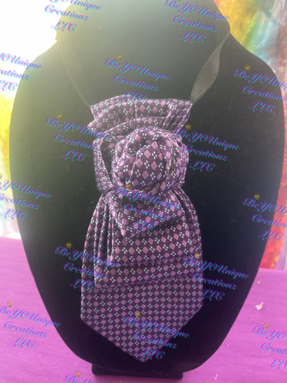 Purple women's customize necktie