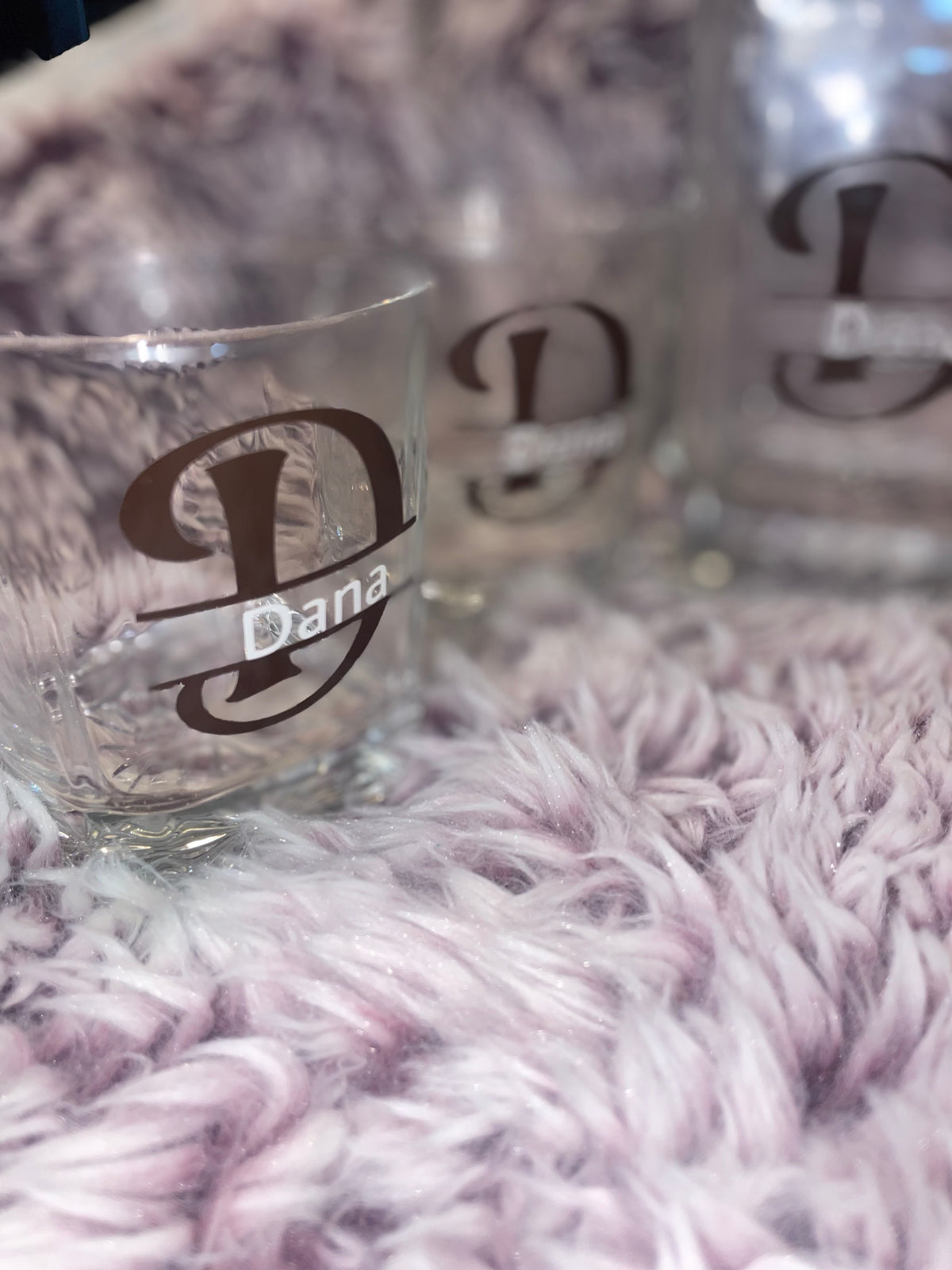 Custom 5-piece decanter set