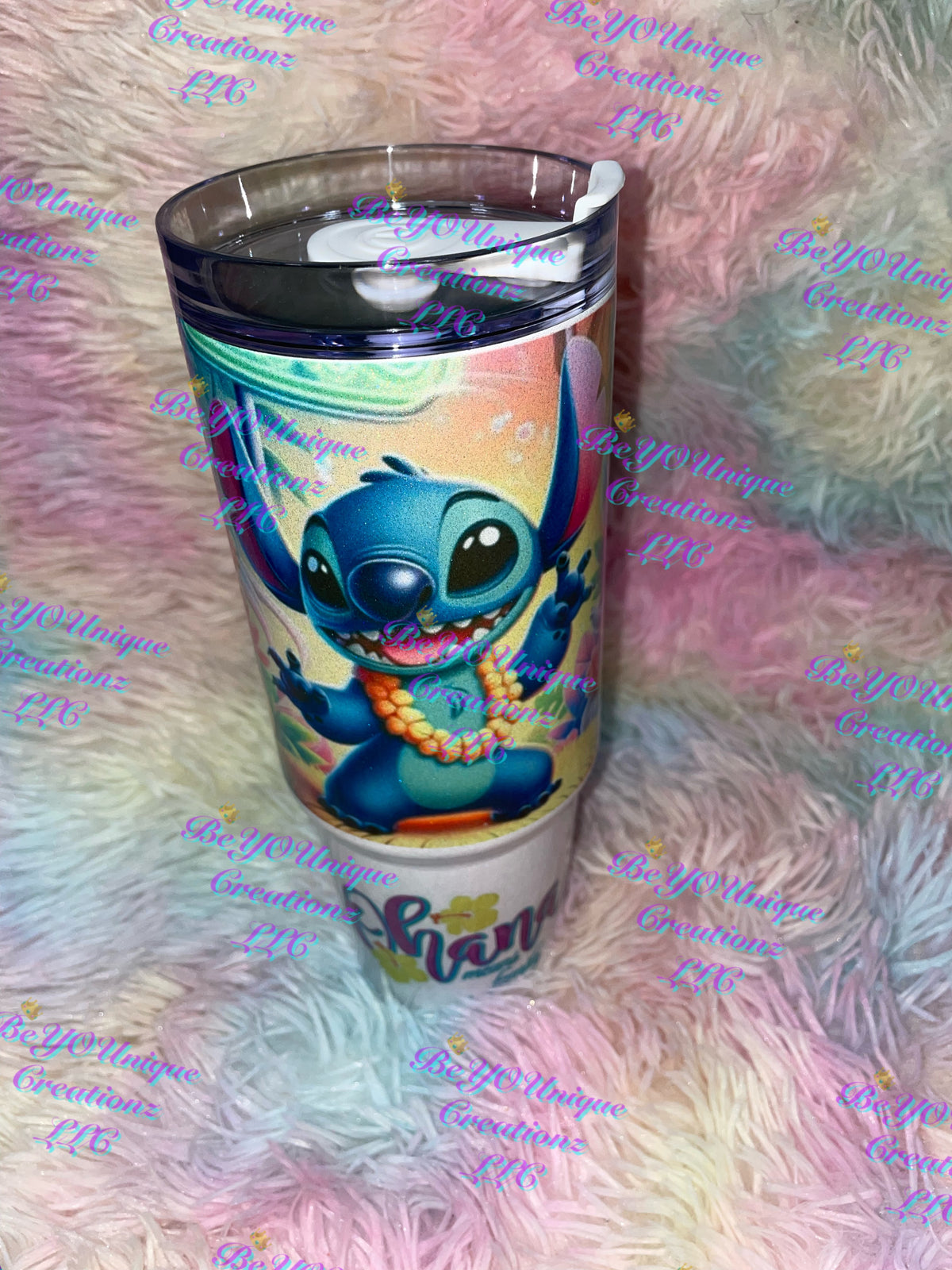 30oz “Stitch” Grippy Tumbler