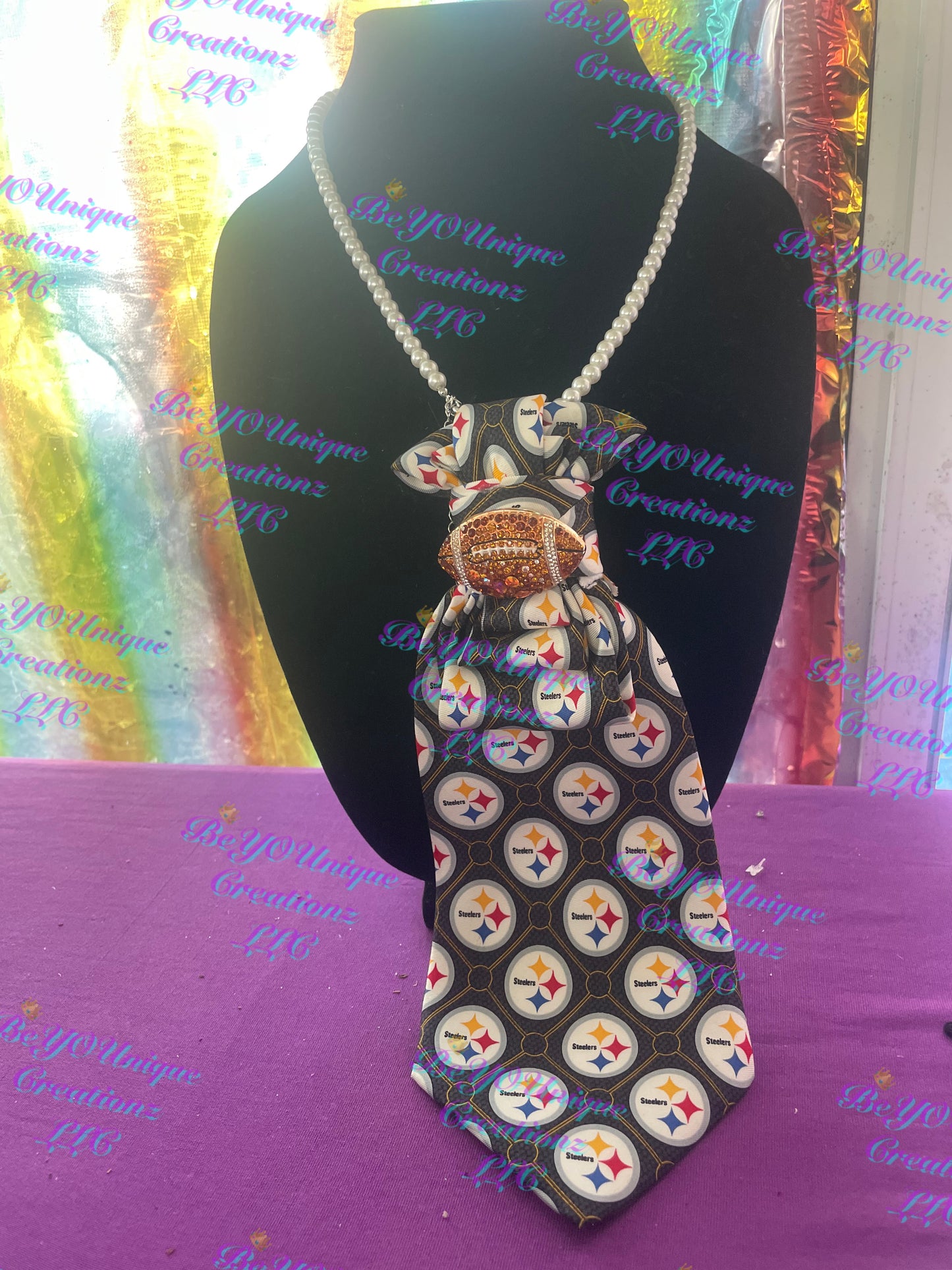 Pittsburgh Steelers' Woman's necklace necktie