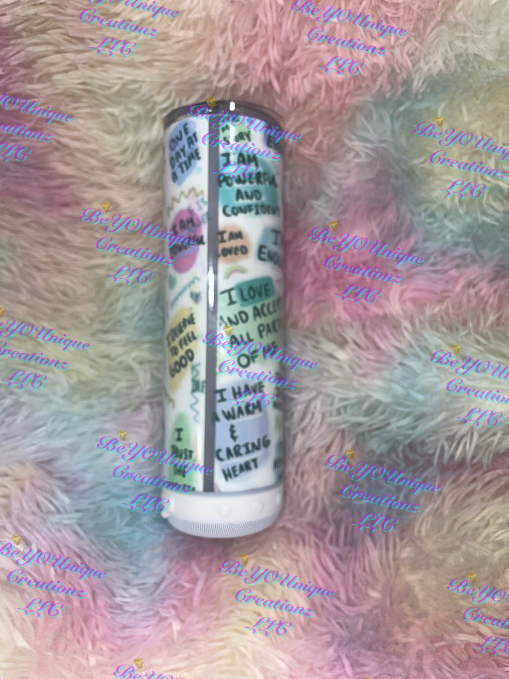 20oz Self Love Affirmation Speaker Tumbler