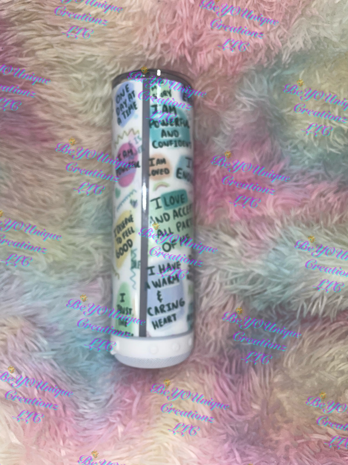20oz Self Love Affirmation Speaker Tumbler