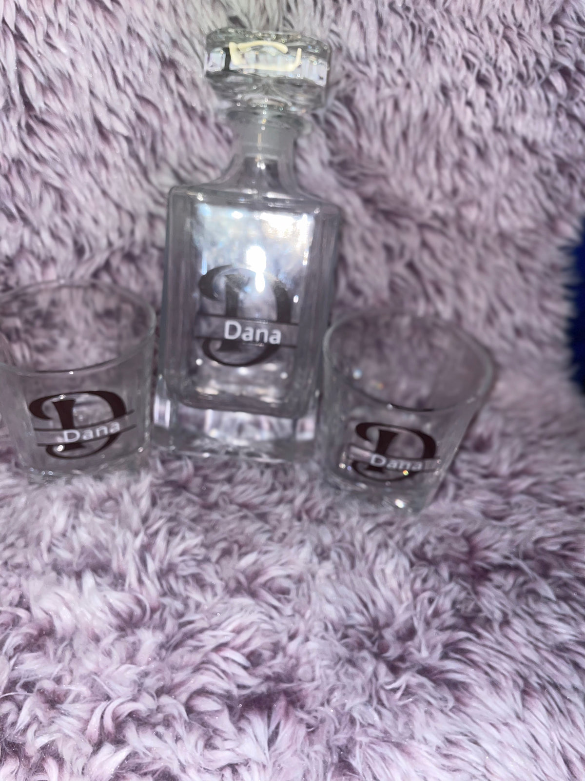 Custom 5-piece decanter set