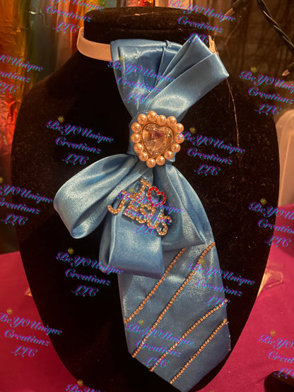 I ❤️Jesus woman's upsycle tie