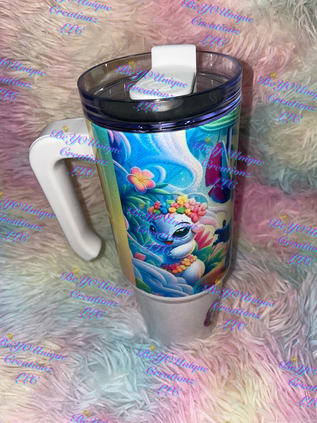 30oz “Stitch” Grippy Tumbler