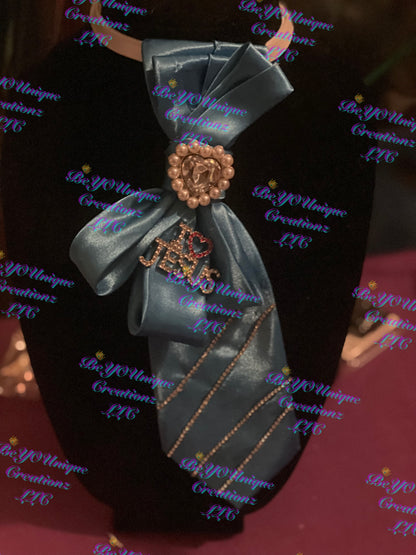 I ❤️Jesus woman's upsycle tie