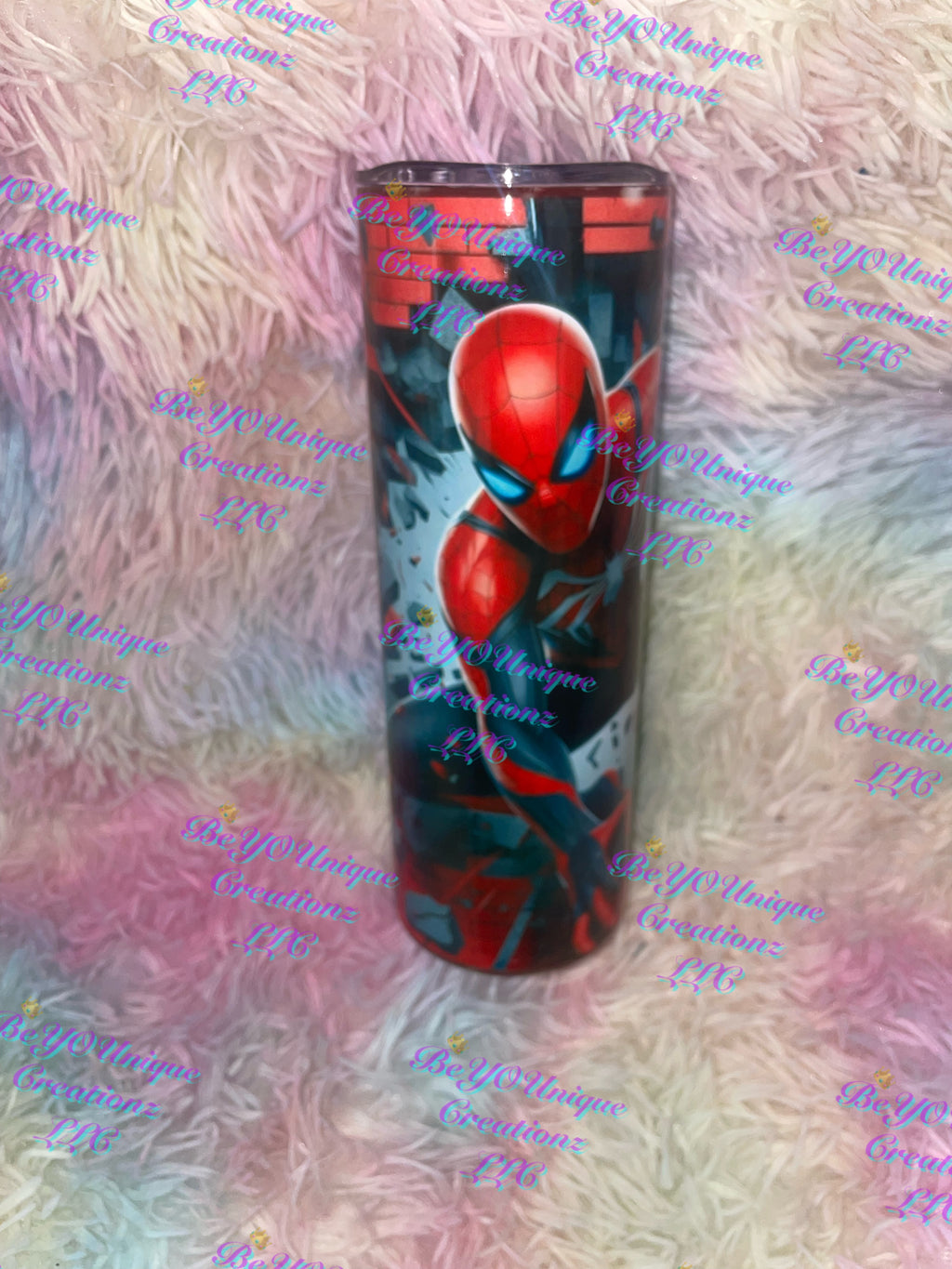 20oz Spider-Man wall breaking classic tumbler