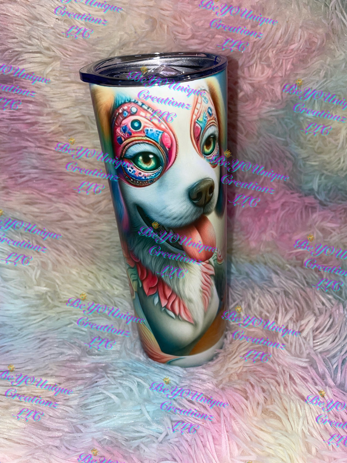 20oz “Colorful Poker Dog” Classic Tumbler