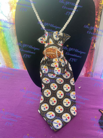 Pittsburgh Steelers' Woman's necklace necktie