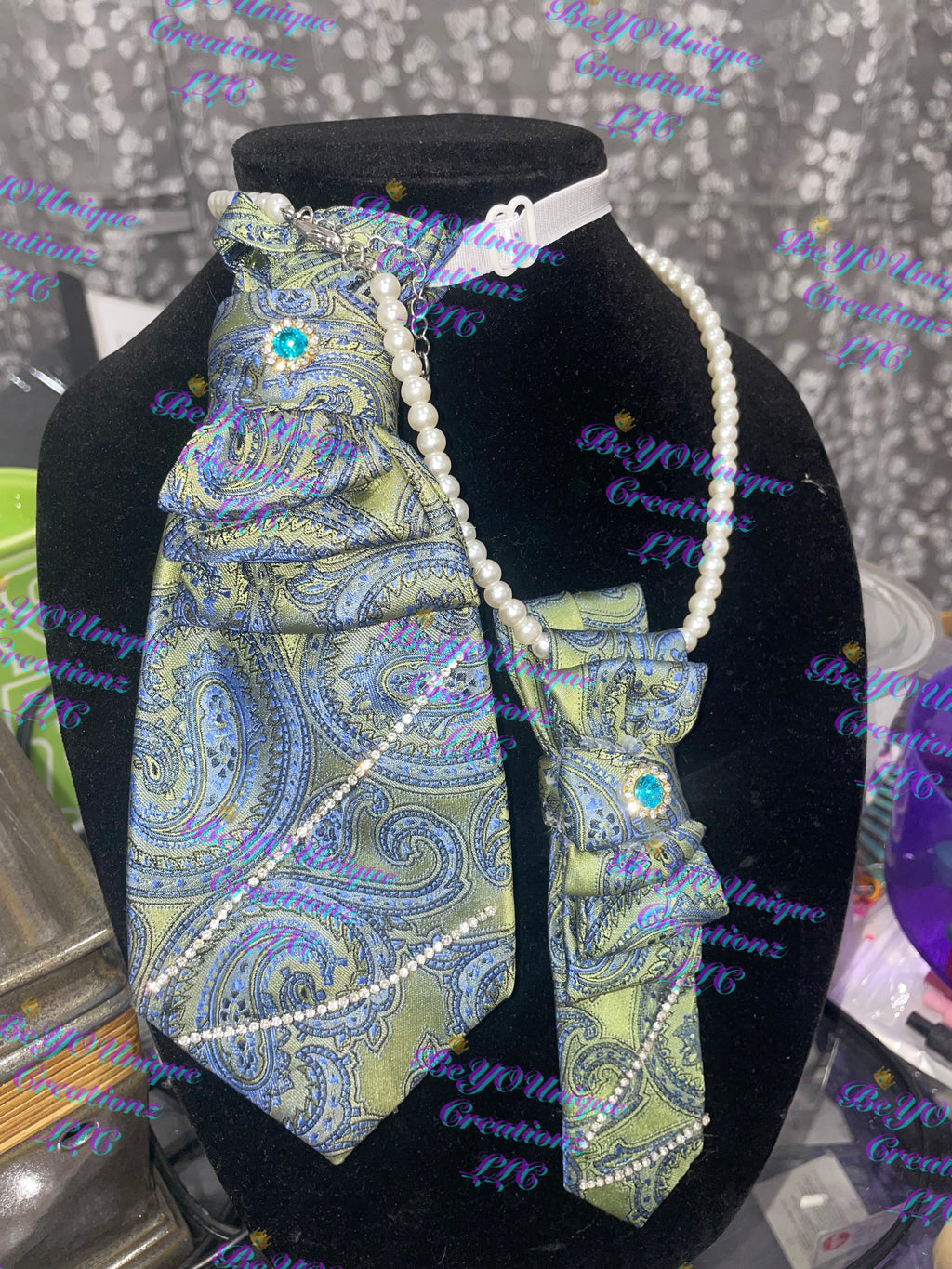 Mommy and mini me necklace tie set