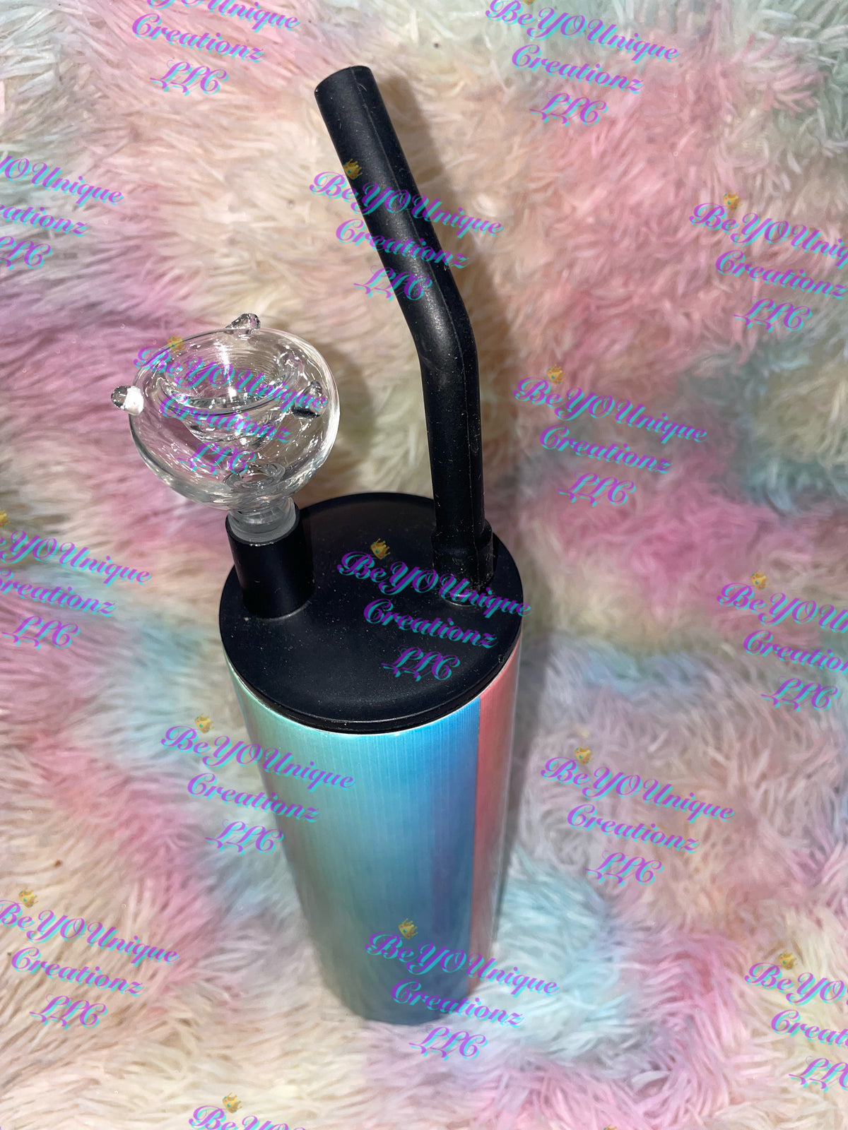 20oz “Look Like Barbie, Smoke Like Marley” Cold Smoke Hookah Tumbler