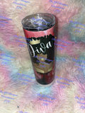 20oz Glittery “Diva” Speaker Tumbler