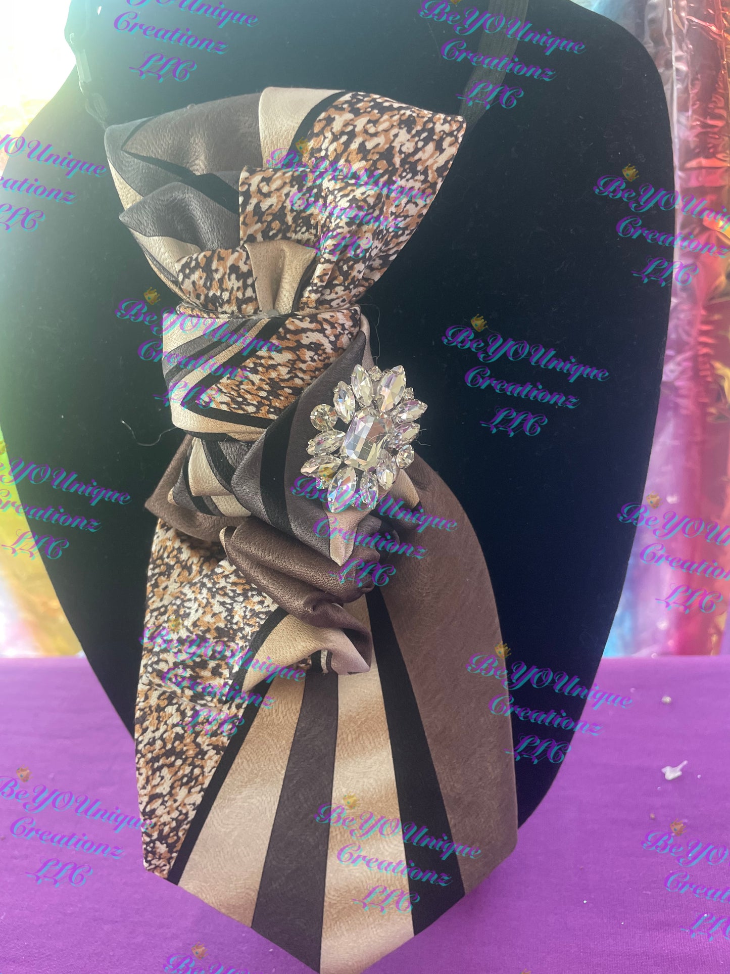 Custom Woman's necklace neck tie