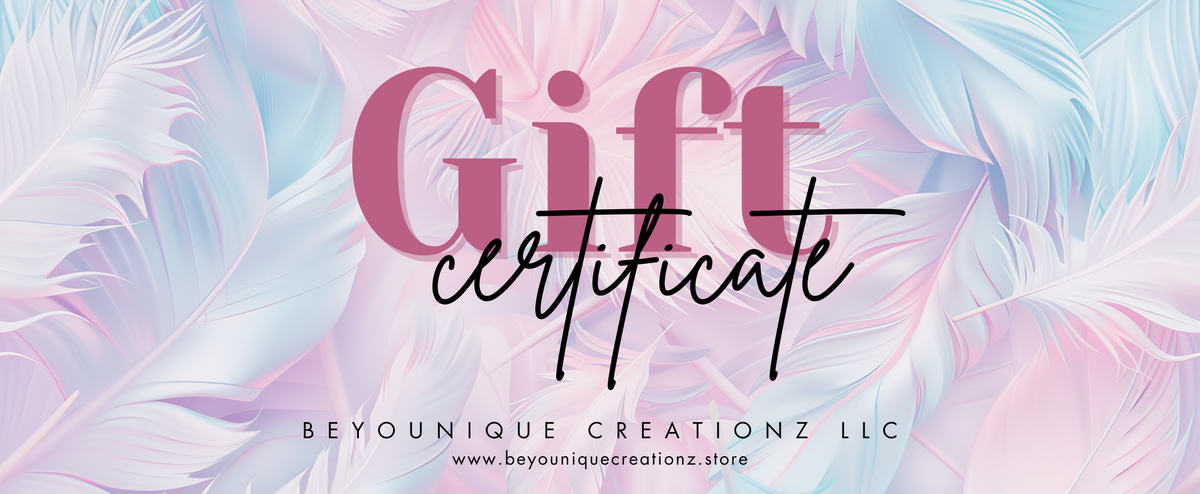 Gift certificates