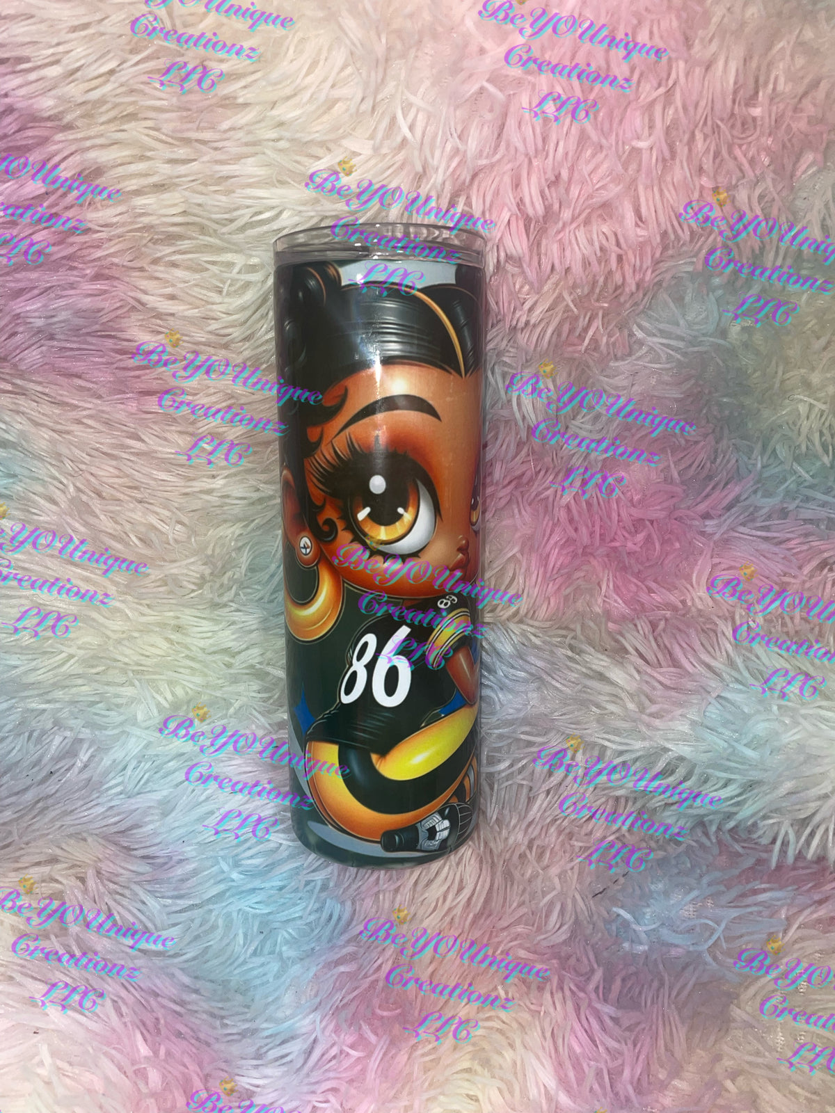 20oz Pittsburgh Steelers Betty Boop Hoggdle tumbler