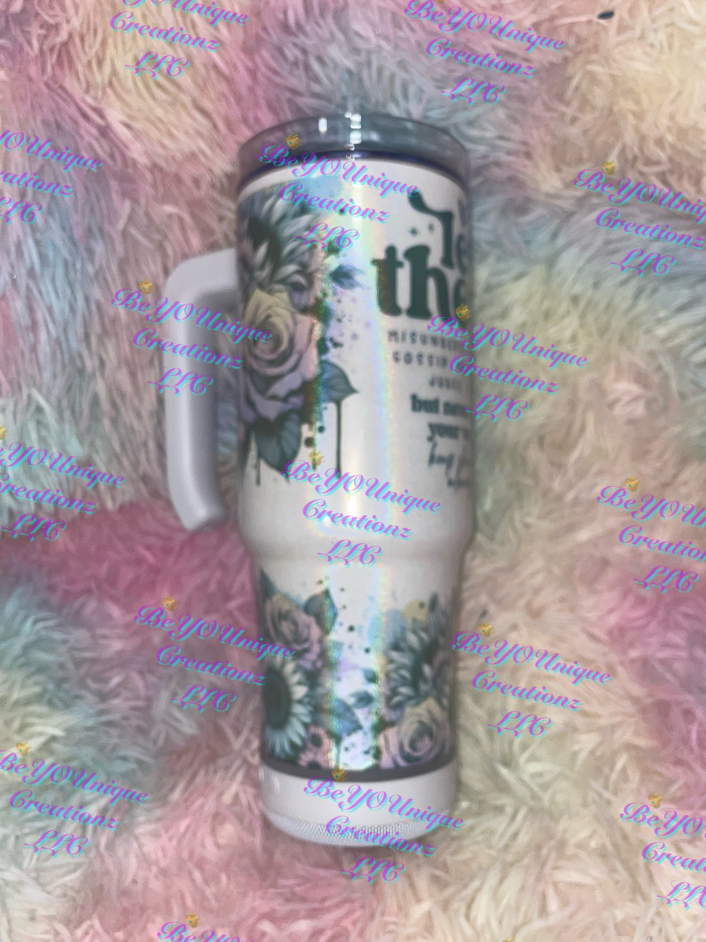 30oz speaker grippy Positive Affirmation Tumbler
