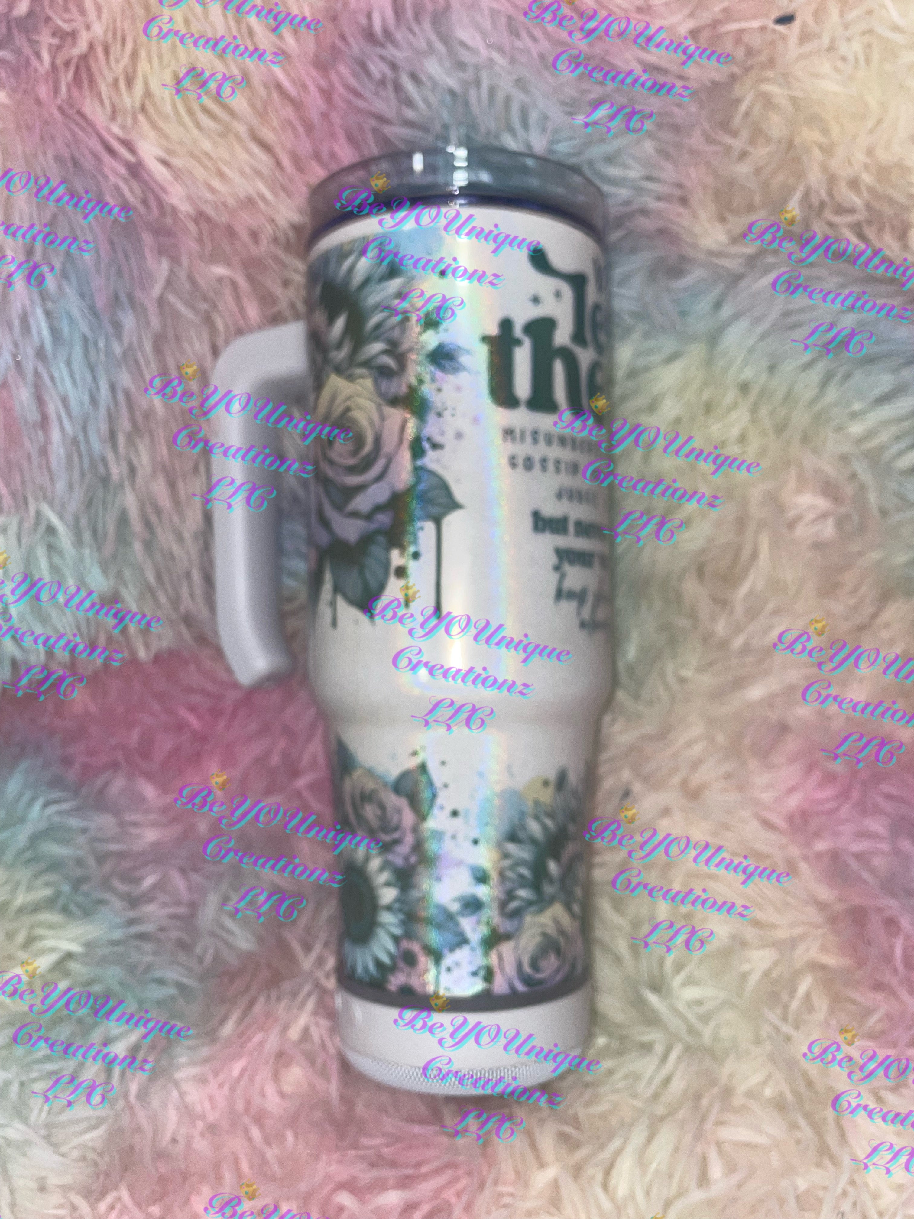 30oz speaker grippy Positive Affirmation Tumbler