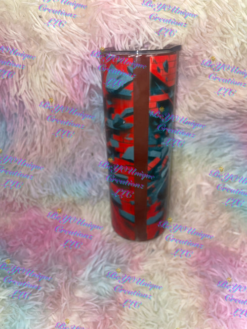 20oz Spider-Man wall breaking classic tumbler