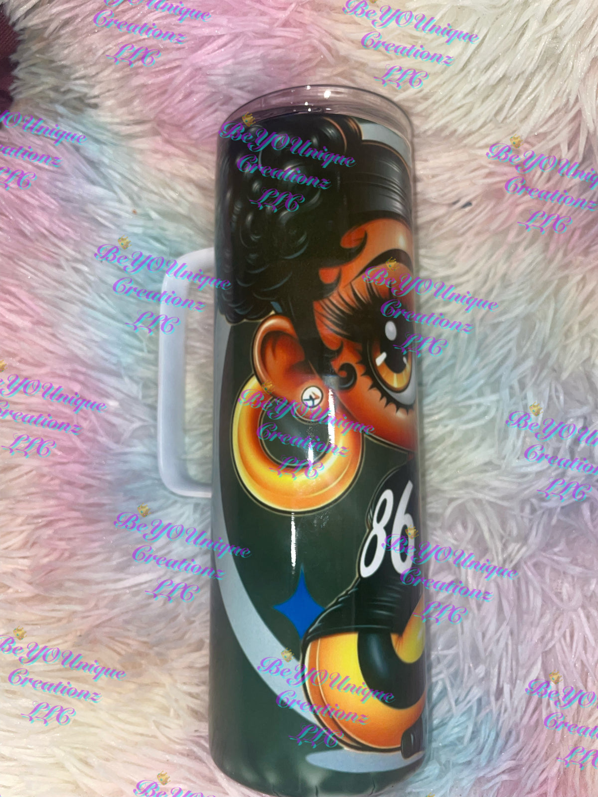 20oz Pittsburgh Steelers Betty Boop Hoggdle tumbler