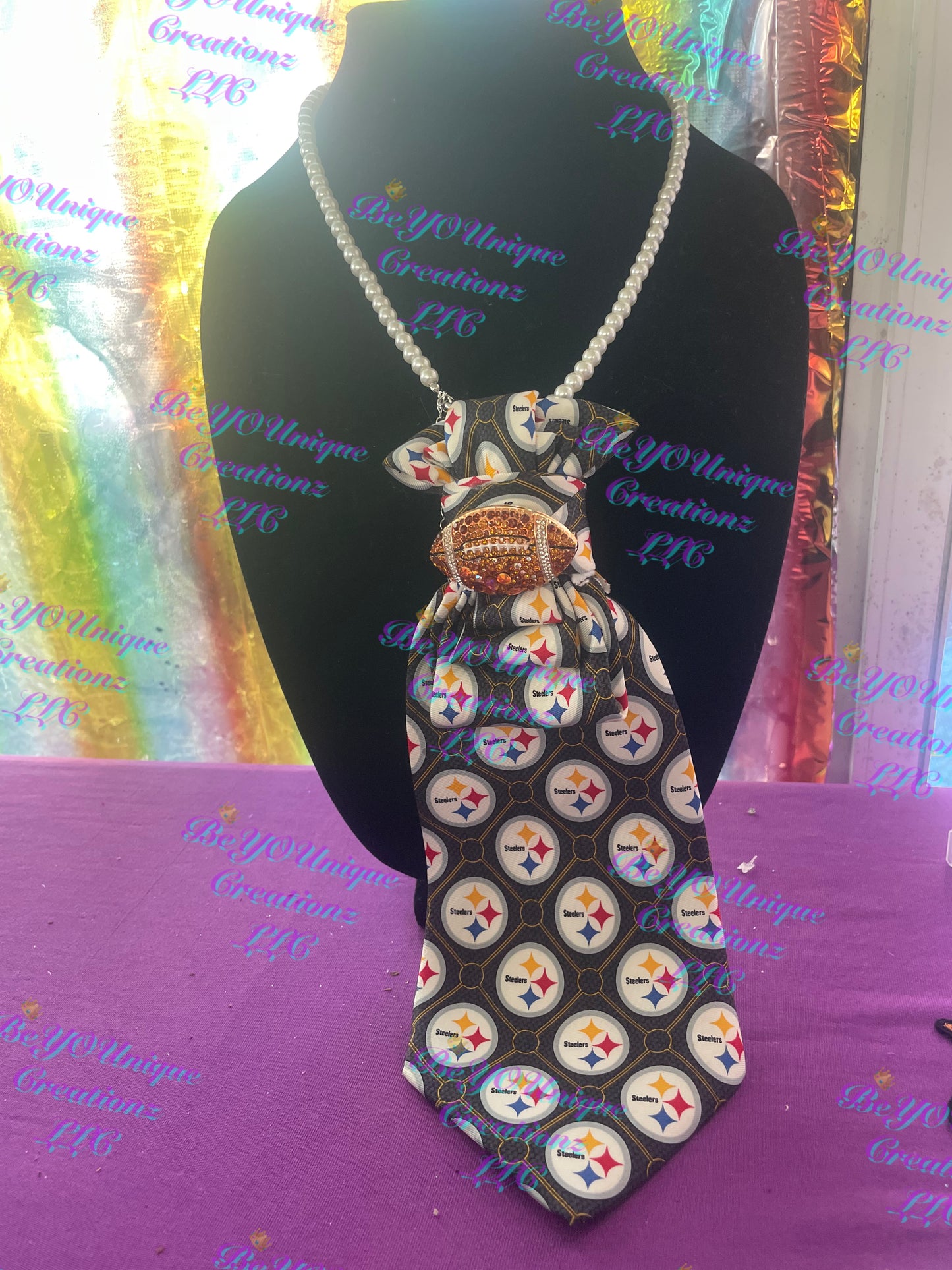 Pittsburgh Steelers' Woman's necklace necktie