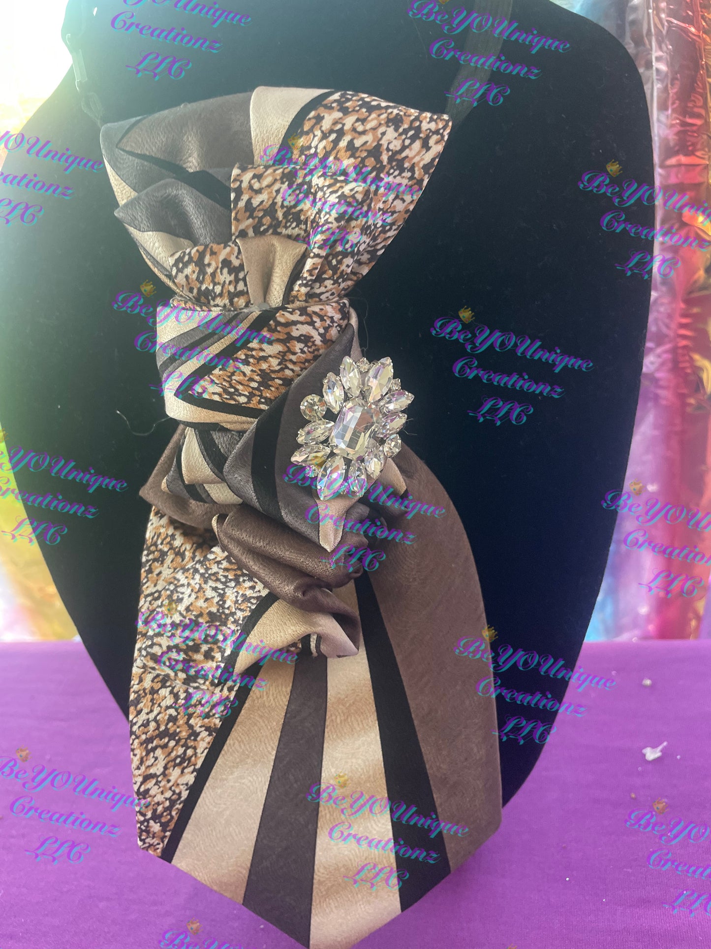 Custom Woman's necklace neck tie