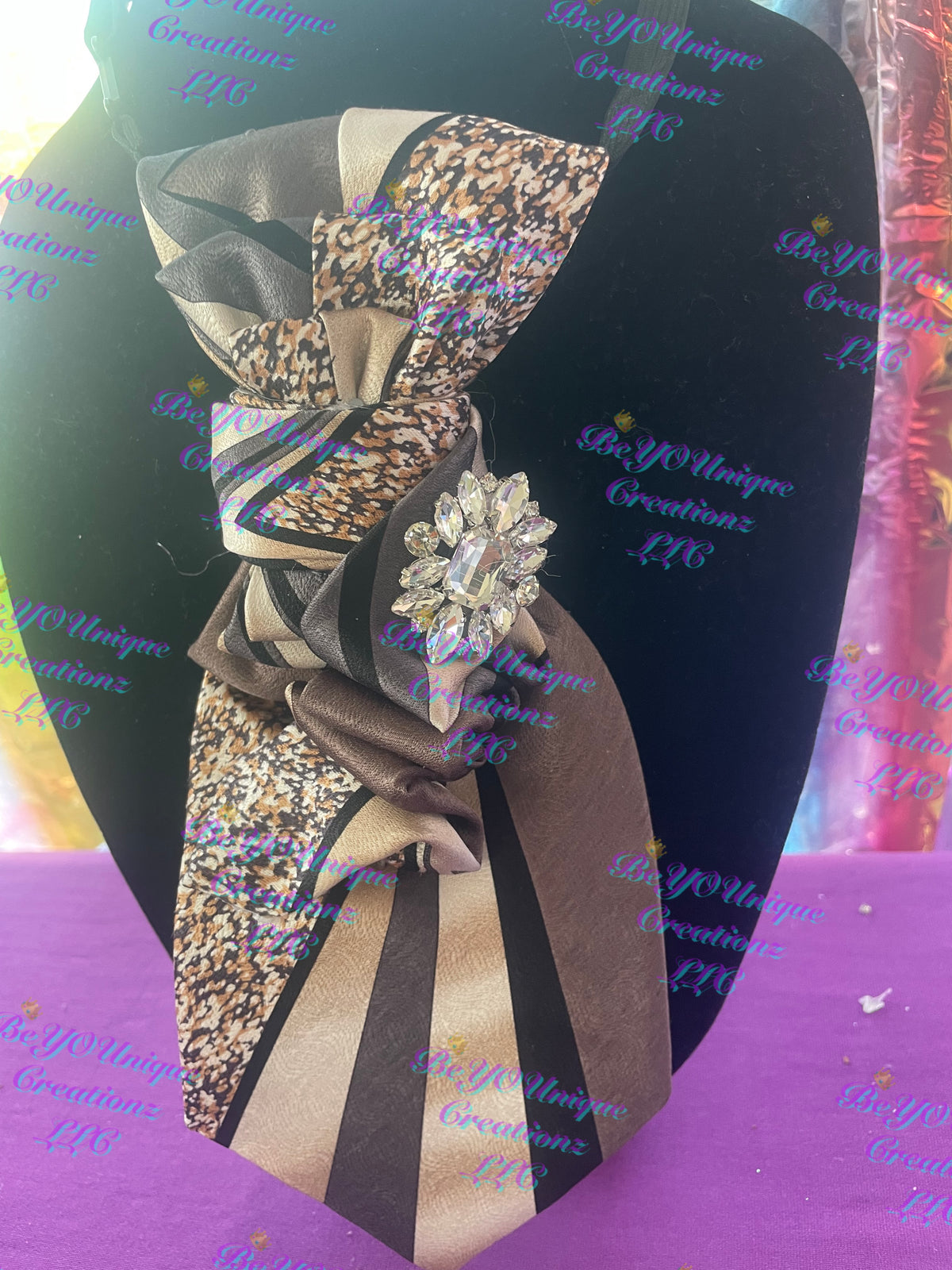 Custom Woman's necklace neck tie