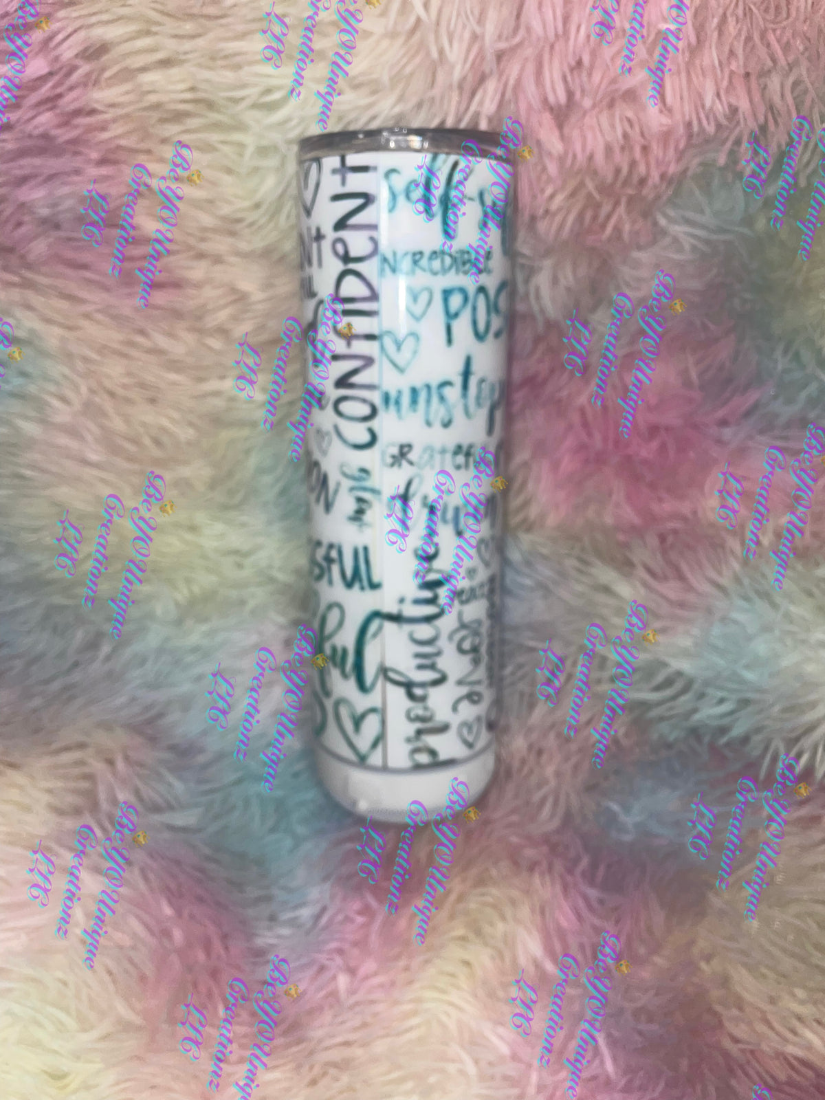 20oz love yourself affirmation speaker tumbler