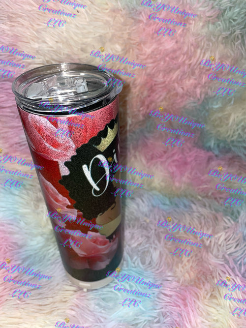20oz Glittery “Diva” Speaker Tumbler