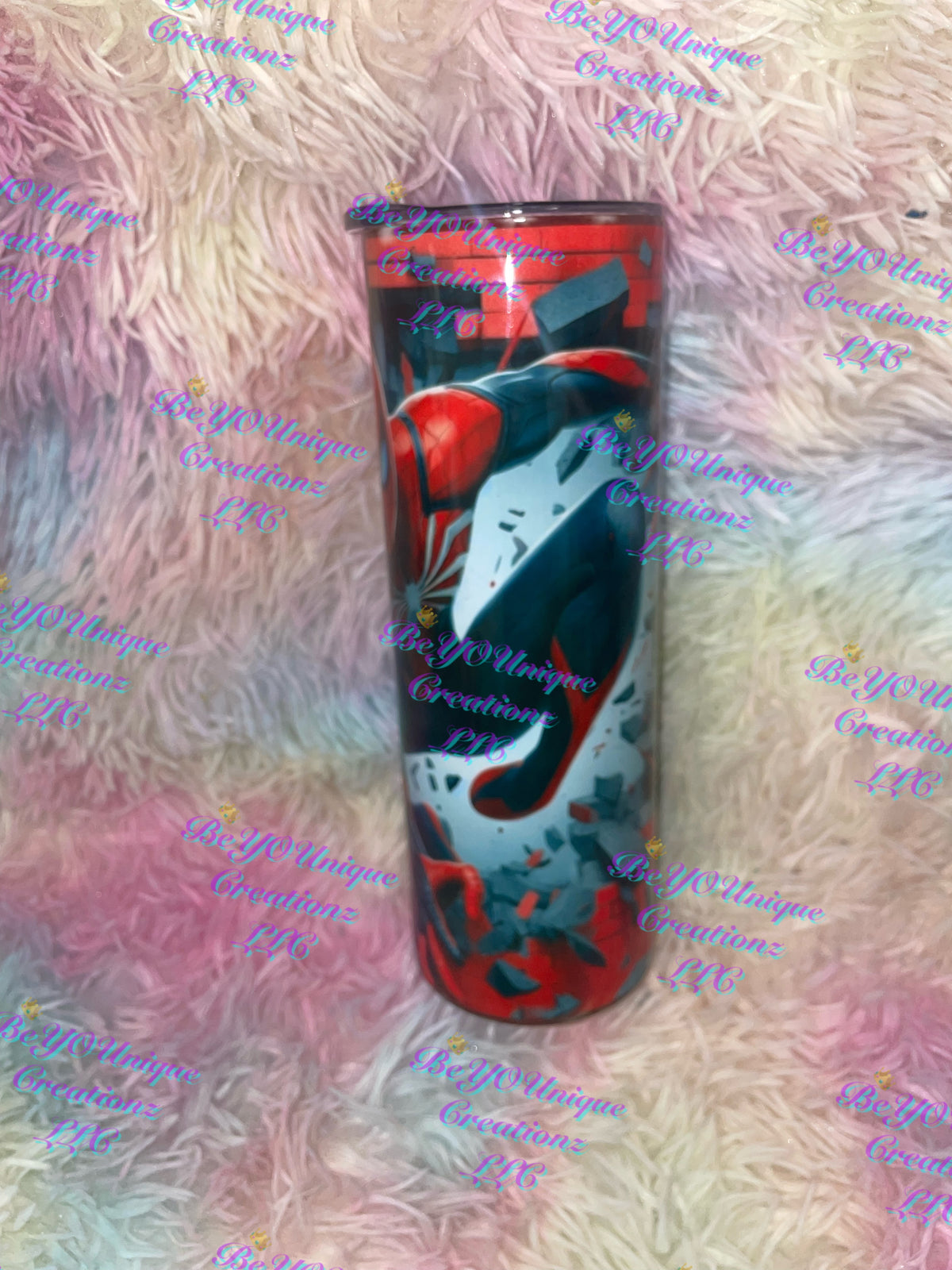 20oz Spider-Man wall breaking classic tumbler