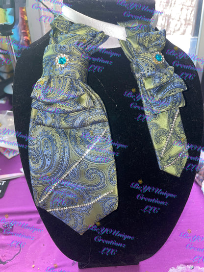 Mommy and mini me necklace tie set
