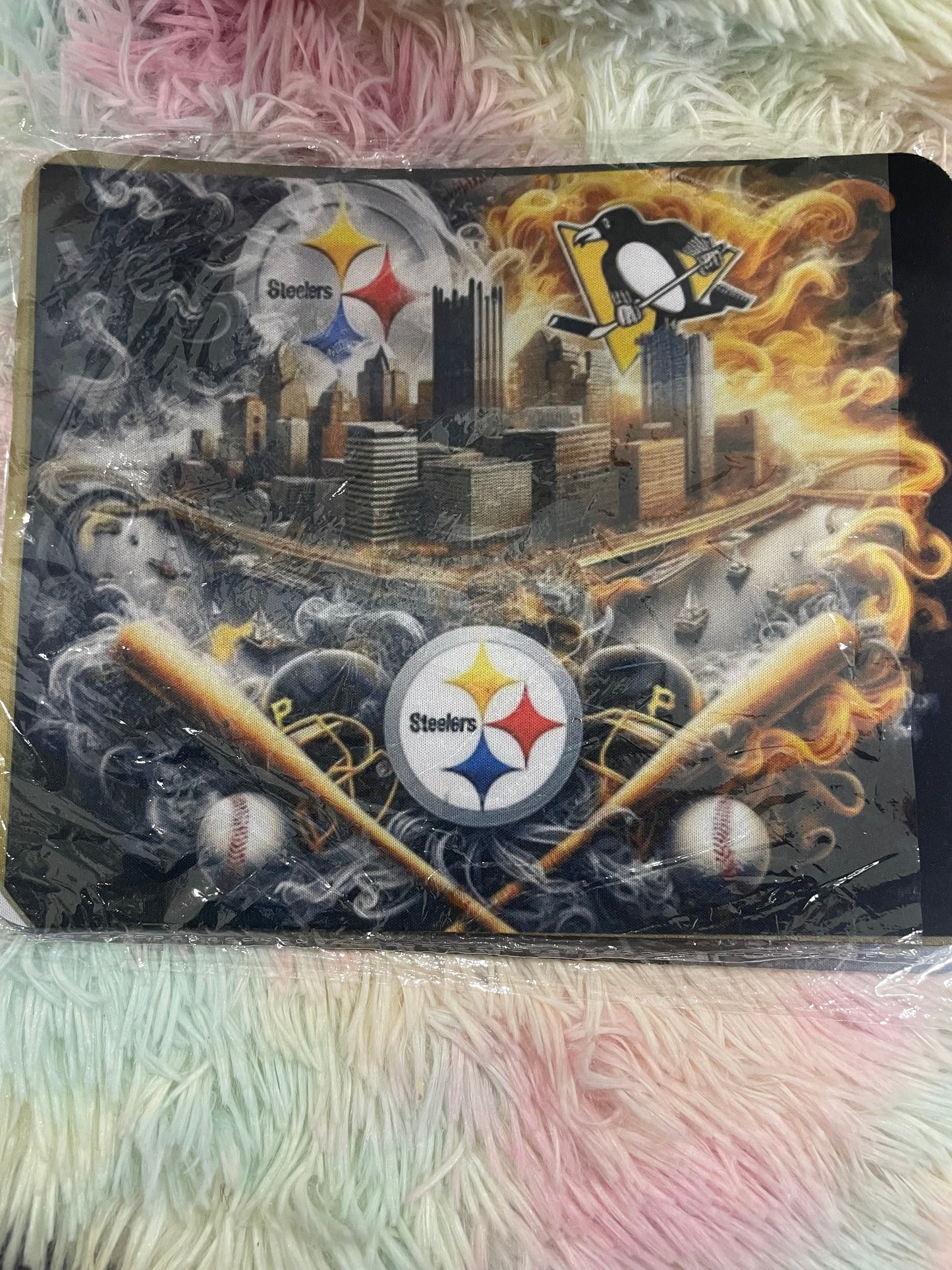 Custom Pittsburgh Pride mouse Pad