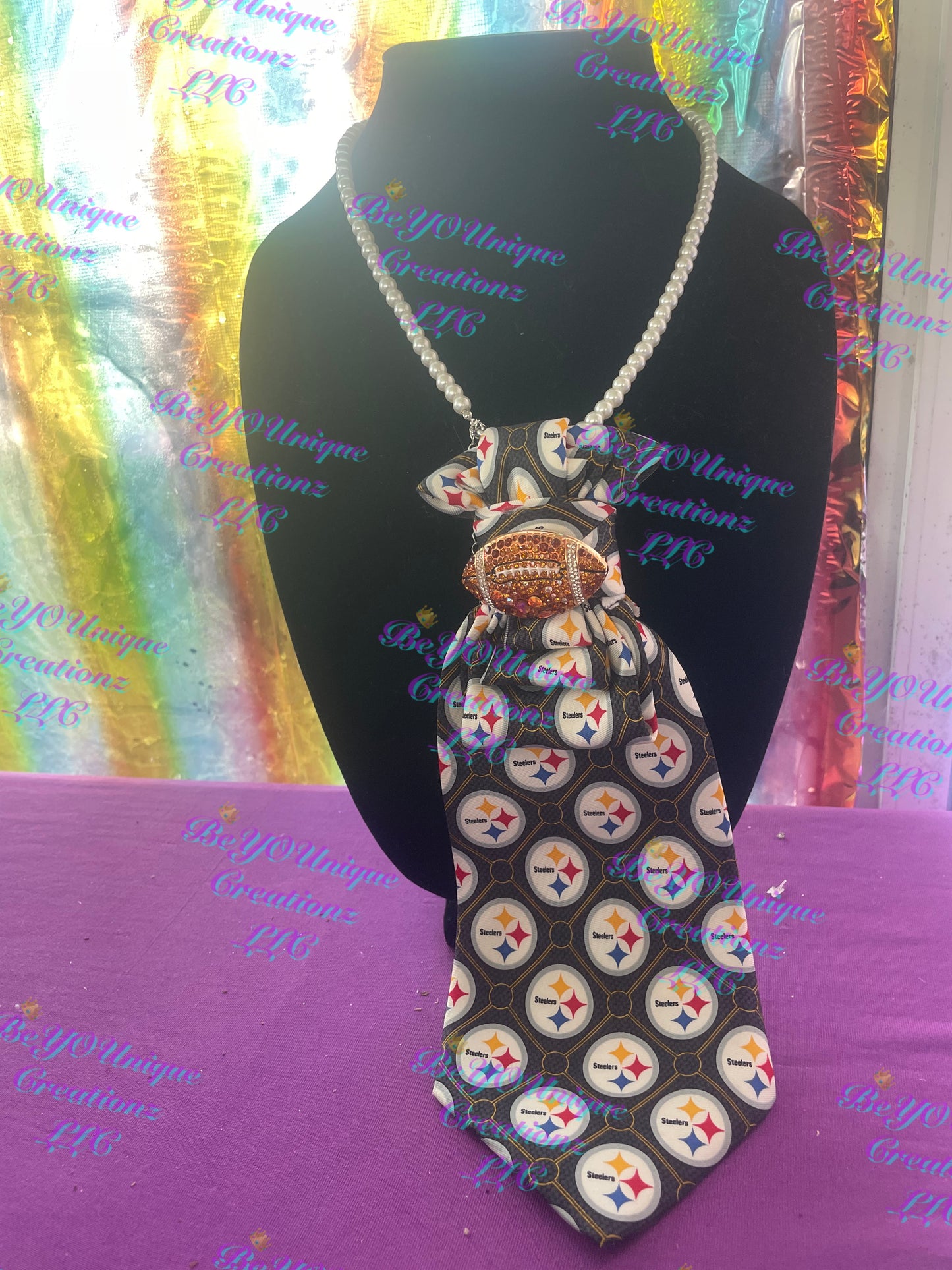 Pittsburgh Steelers' Woman's necklace necktie