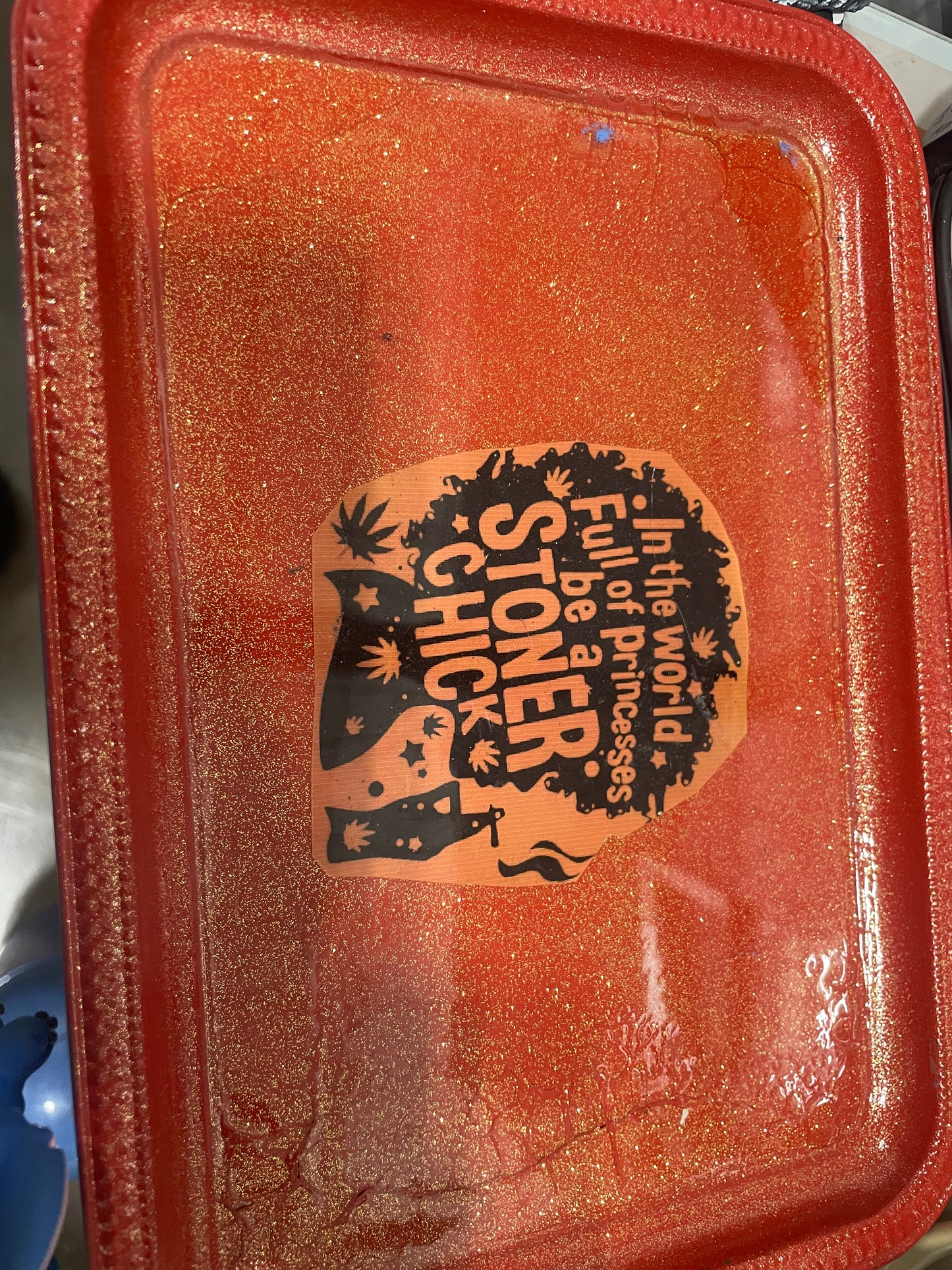 Custom metal rolling tray