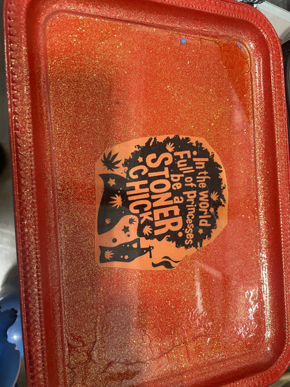 Custom metal rolling tray