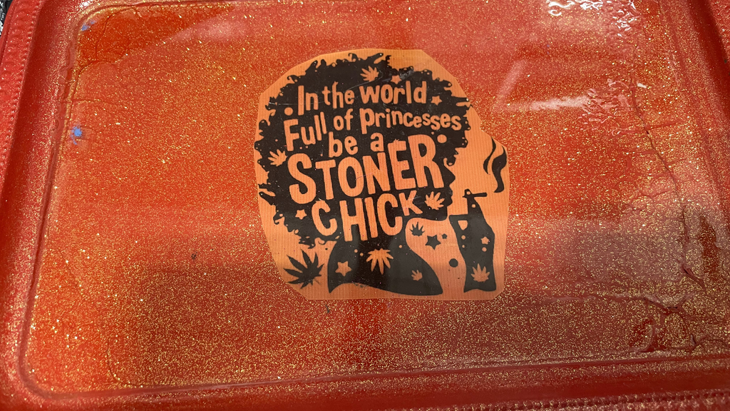 Custom metal rolling tray