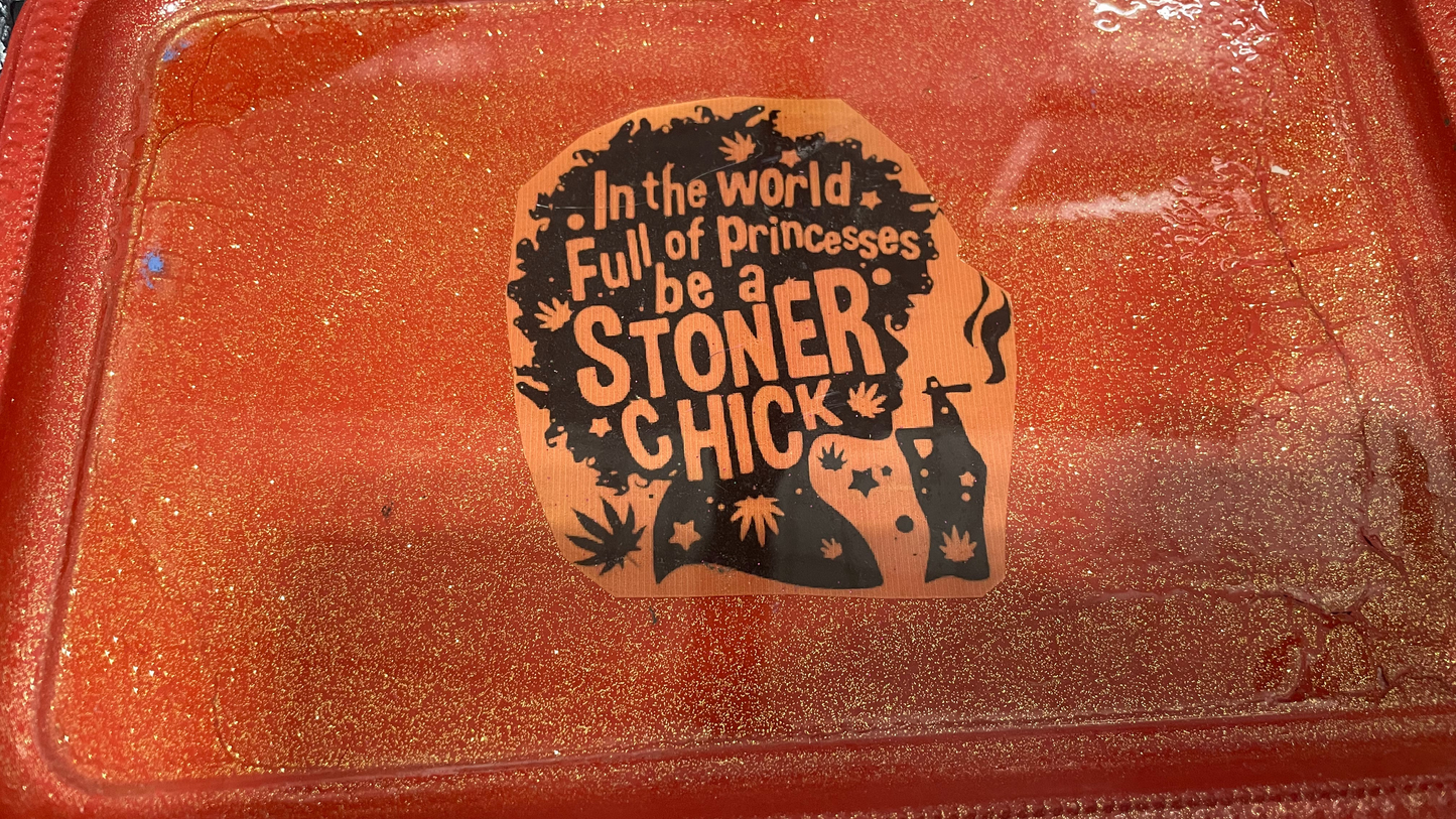 Custom metal rolling tray