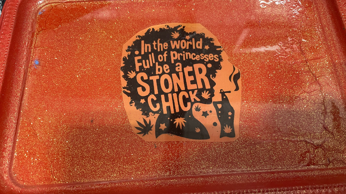 Custom metal rolling tray